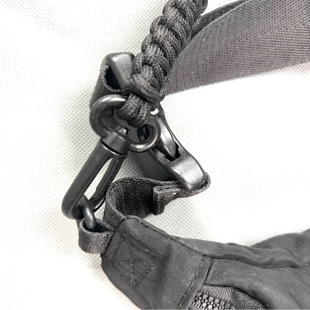 BEIS The Sport Pack Fanny Pack Belt Bag Crossbody Black Travel - Picture 2 of 8